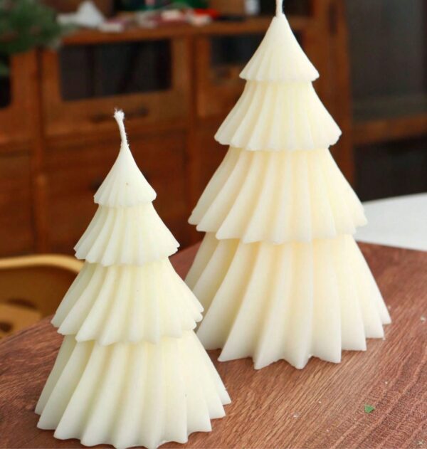 Elegant Christmas Tree Candle