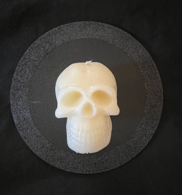 Midnight Skull Candle